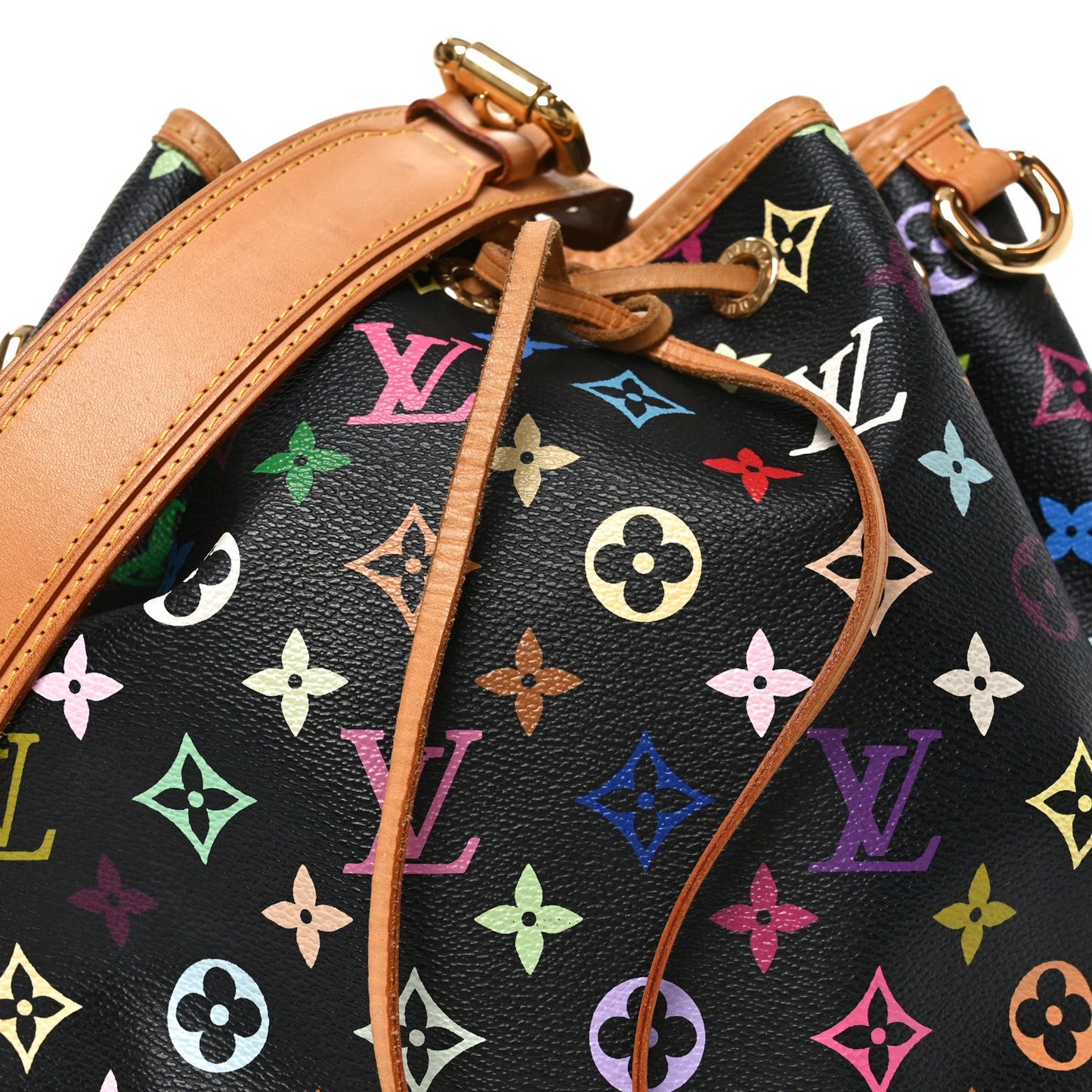 Louis Vuitton Monogram Multicolor Petit Noe Black