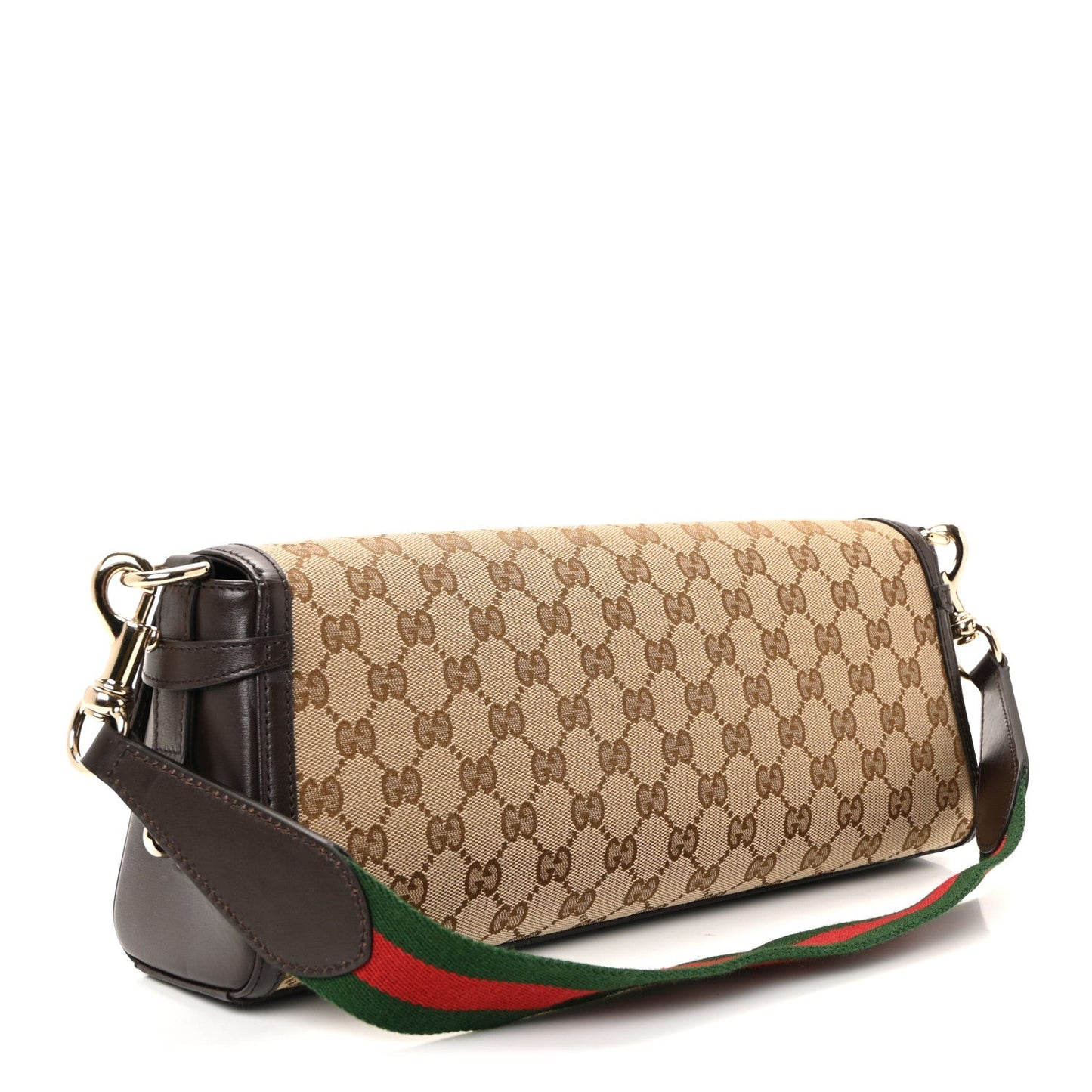Gucci GG Monogram Medium Luce Shoulder Bag Beige Ebony