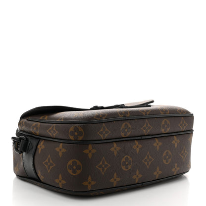 Louis Vuitton Monogram Macassar S Lock Messenger