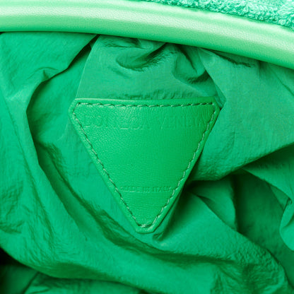 Bottega Veneta Sponge Fabric The Pouch Clutch Grass