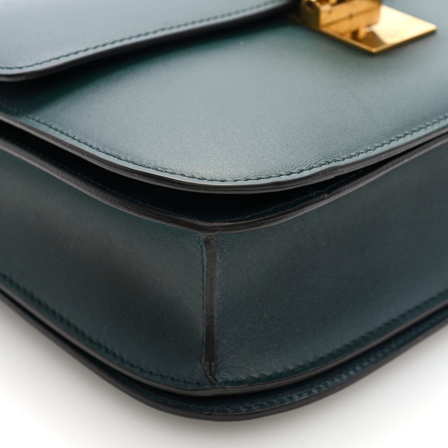 Celine Box Calfskin Medium Classic Box Flap Bag Amazone