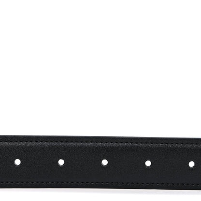 Gucci Ciny Lux Calfskin Blondie 30mm Belt 75 30 Black