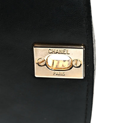 Chanel Lambskin Quilted Medium Single Flap Black