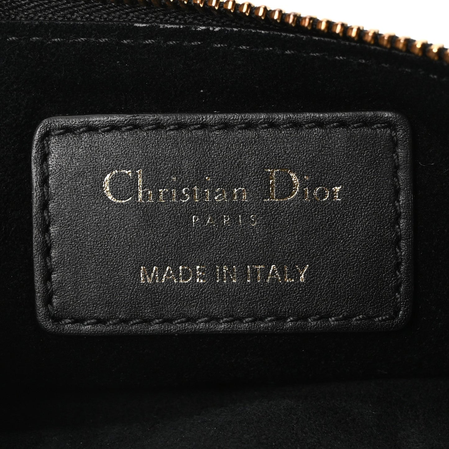 Christian Dior Calfskin Macrocannage Medium Toujours Black