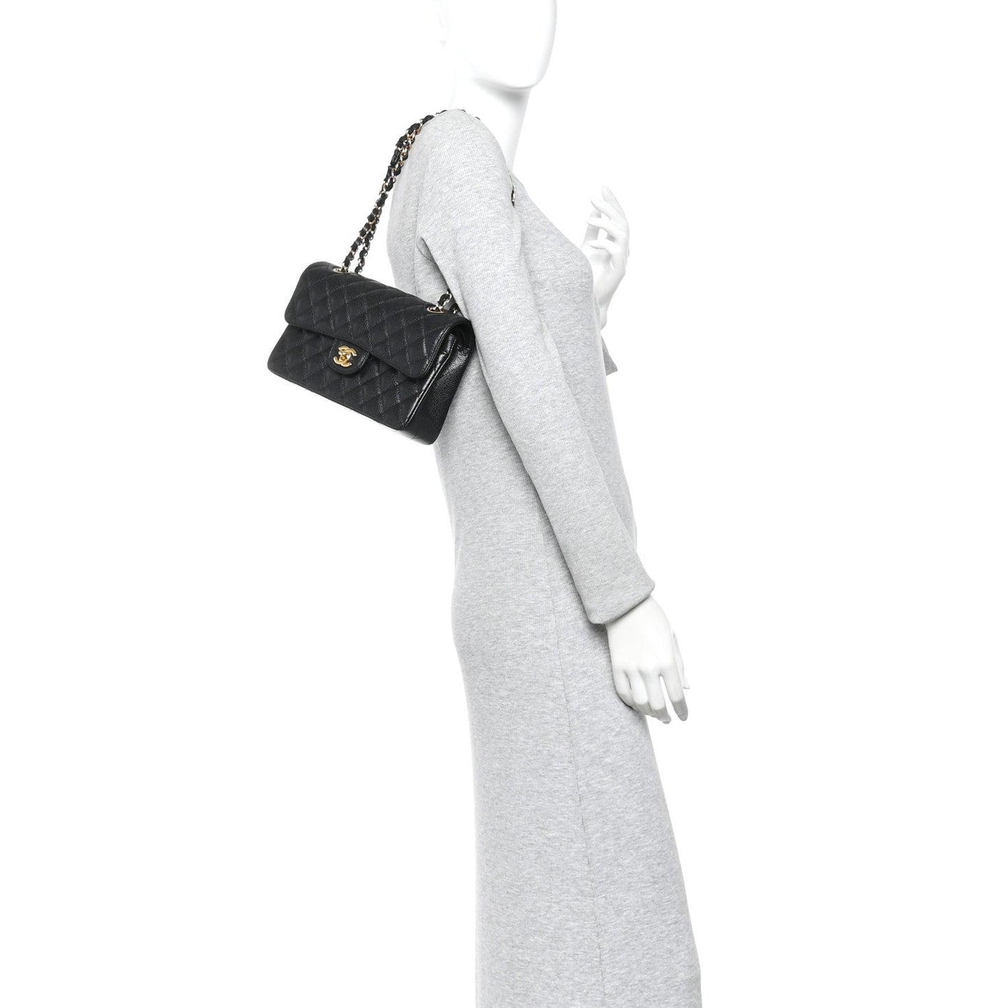 Chanel Caviar Quilted Small Double Flap Black