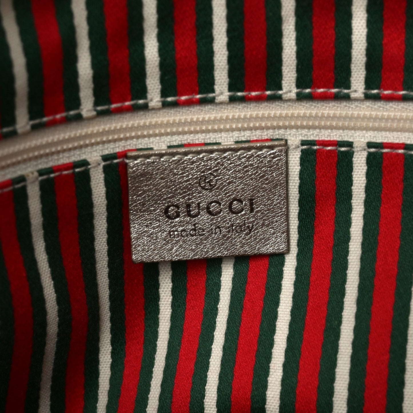 Gucci Monogram Small Abbey Tote  Gold