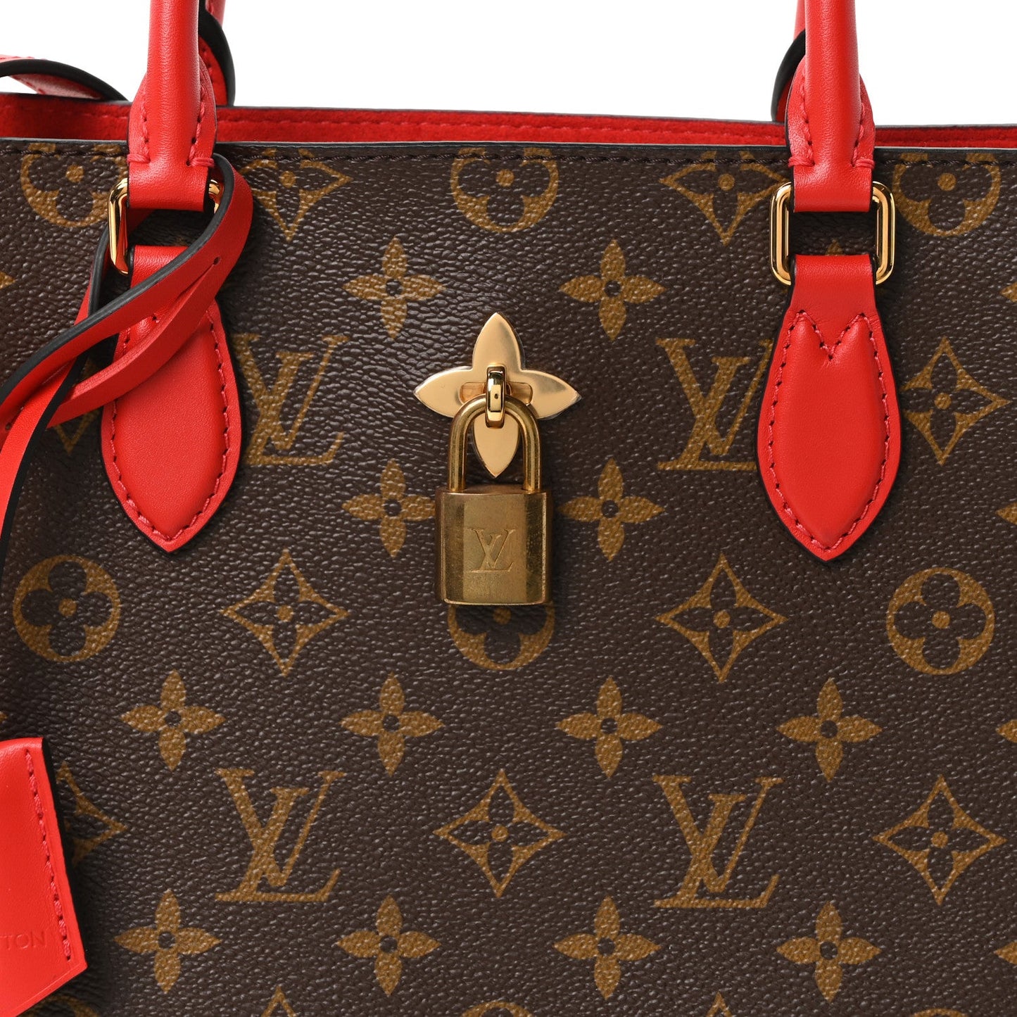 Louis Vuitton Monogram Flower Tote Coquelicot