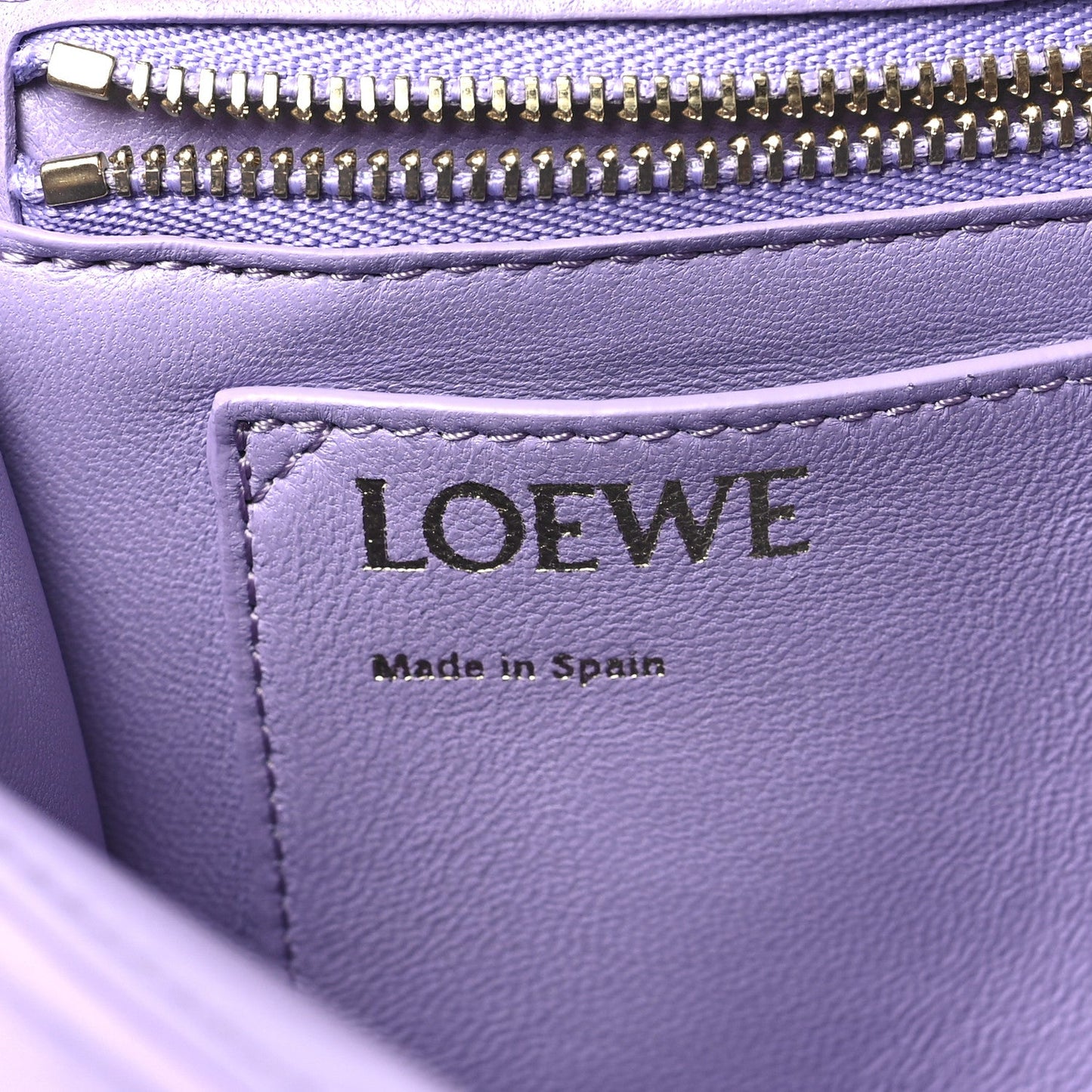 Loewe Lambskin Pleated Goya Puffer Bag Light Mauve