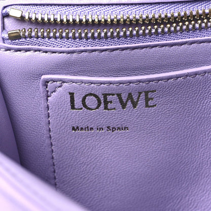 Loewe Lambskin Pleated Goya Puffer Bag Light Mauve