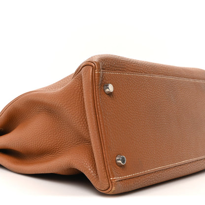 Hermes Taurillon Clemence Kelly Retourne 35 Gold