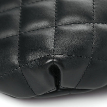 Chanel Calfskin Quilted Waist Belt Bag Black