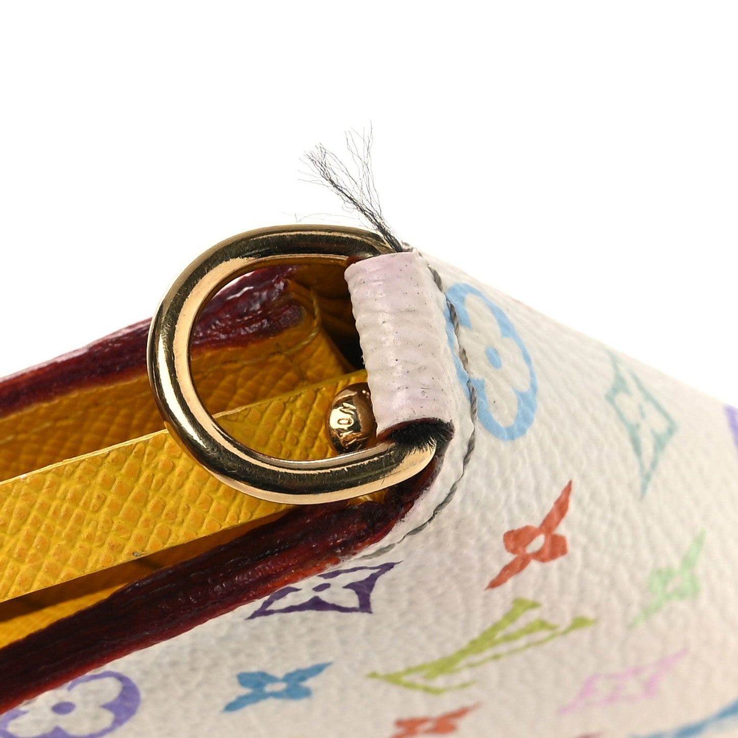 Louis Vuitton Monogram Multicolor Insolite Wallet White Citron