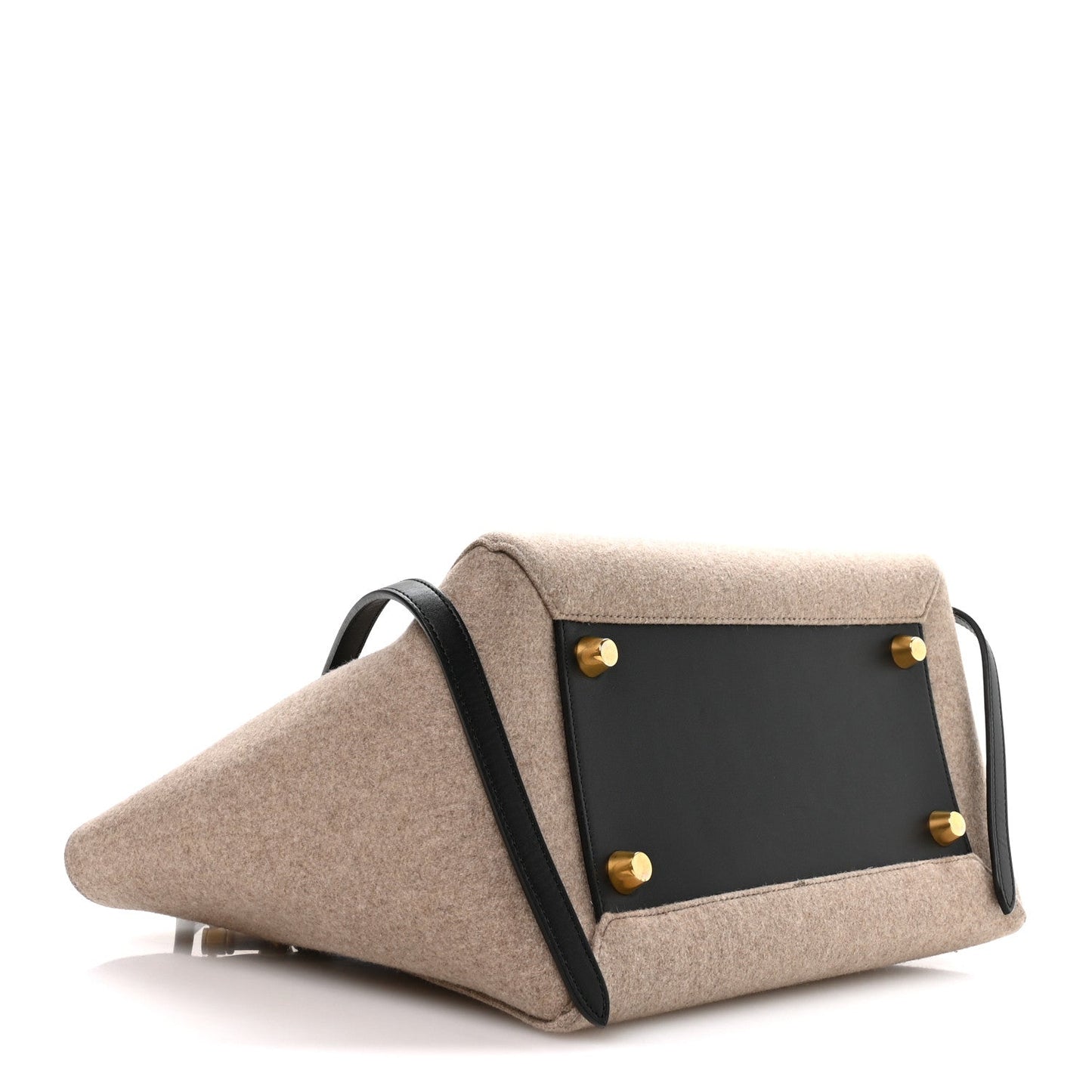 Celine Felt Smooth Calfskin Mini Belt Bag Beige