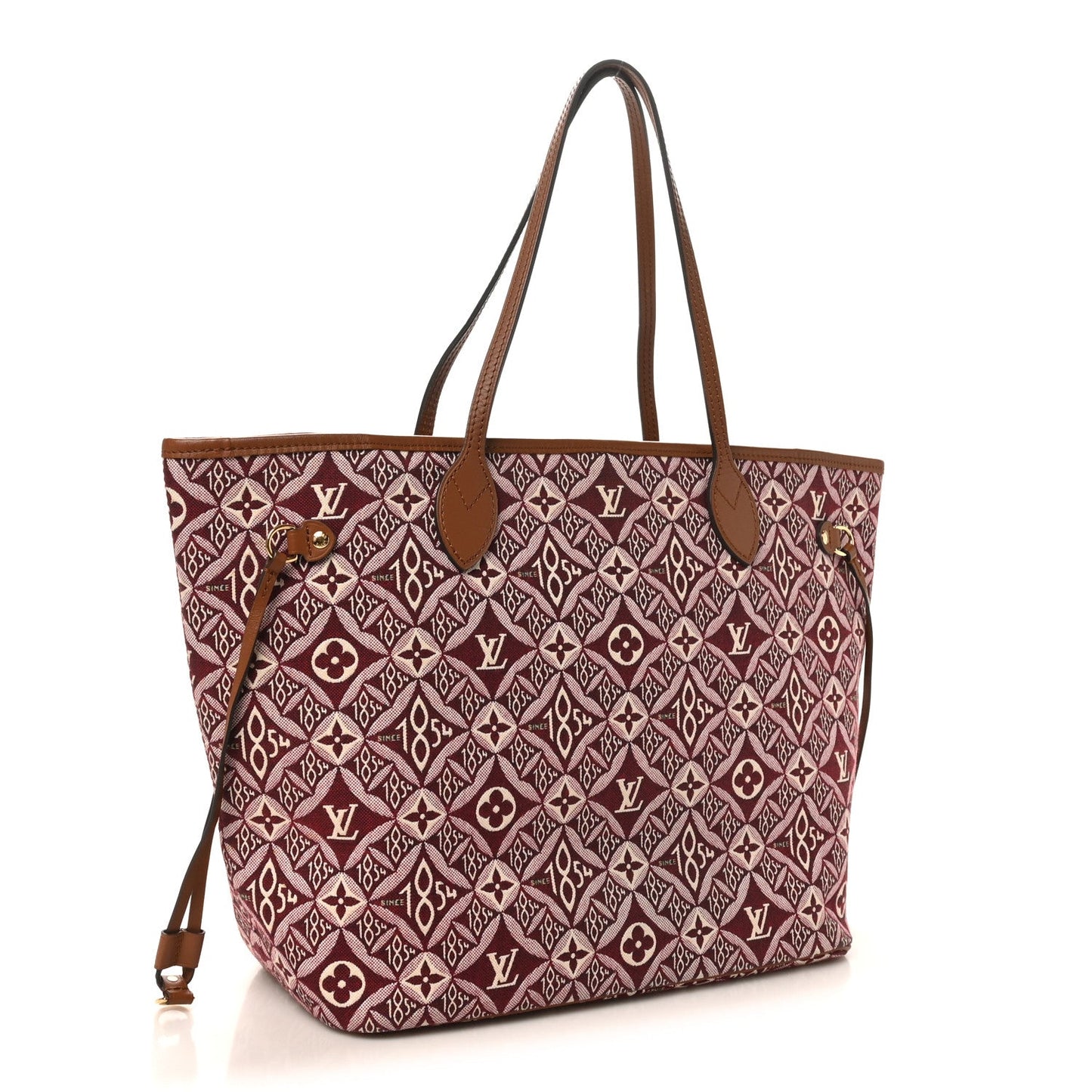 Louis Vuitton Jacquard Since 1854 Neverfull MM Bordeaux