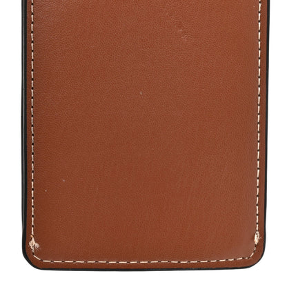 Celine Calfskin Phone Pouch With Flap Tan
