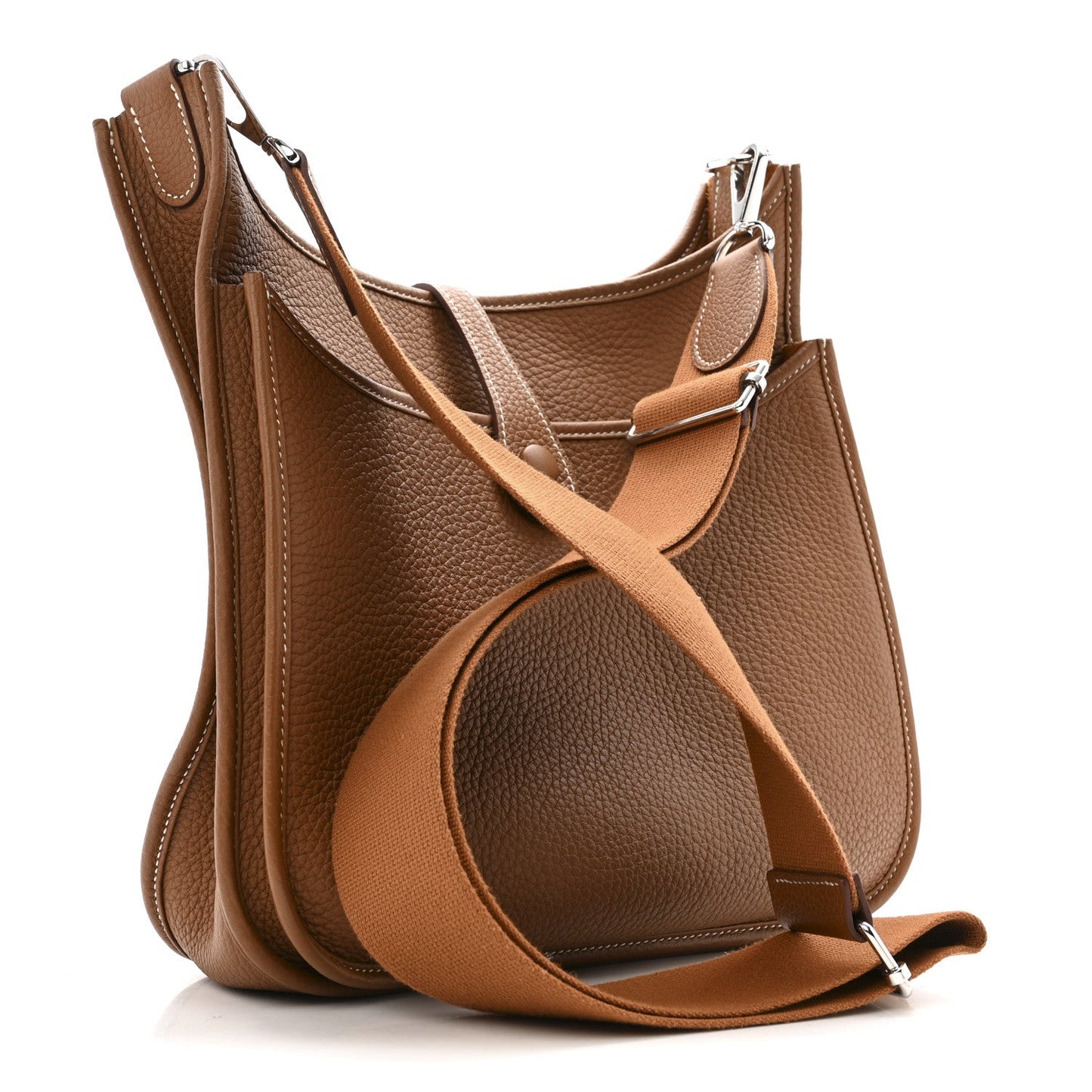 Hermes Taurillon Clemence EVELYNE III PM Gold