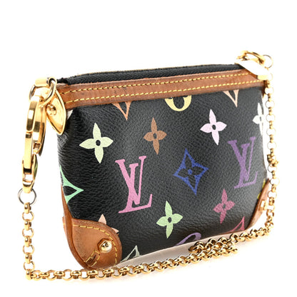 Louis Vuitton Monogram Multicolor Pochette Milla MM Black