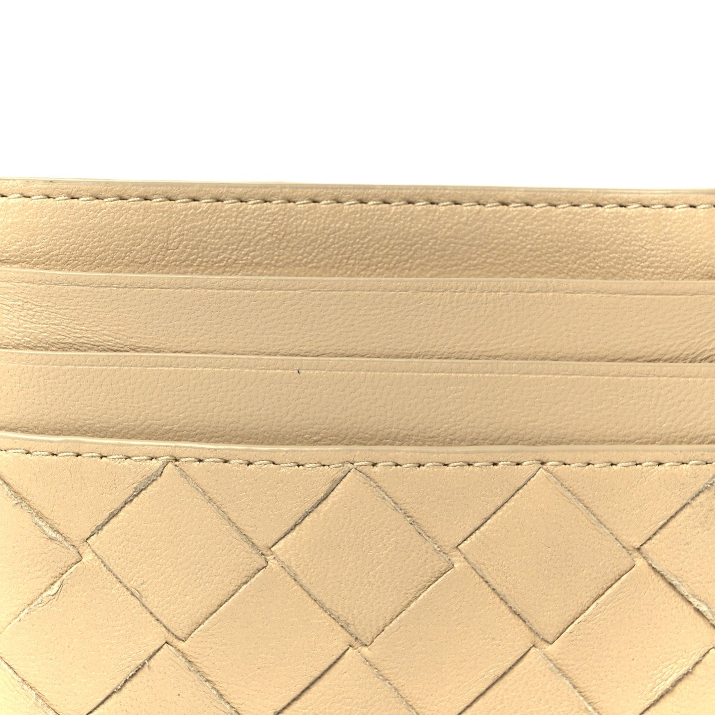 Bottega Veneta Nappa Intrecciato Card Holder Porridge