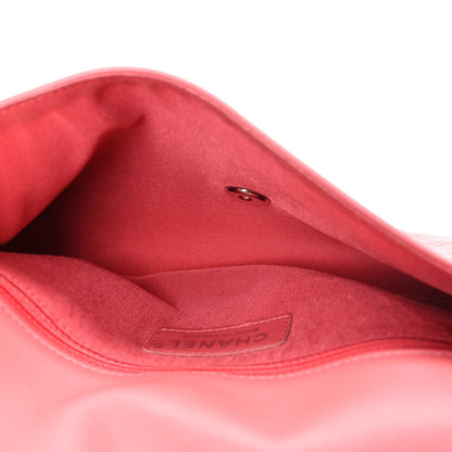Chanel Crumpled Calfskin Quilted Bi Vintage Small Single Flap Pink