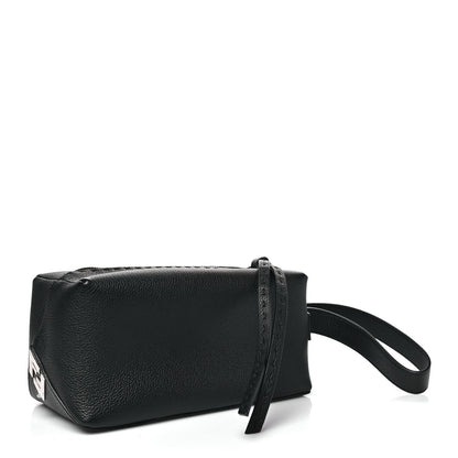 Fendi Cuoio Romano Selleria Toiletry Case Black