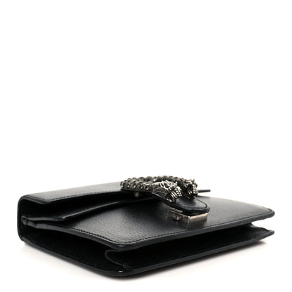 Gucci Calfskin Mini Dionysus Shoulder Bag Black
