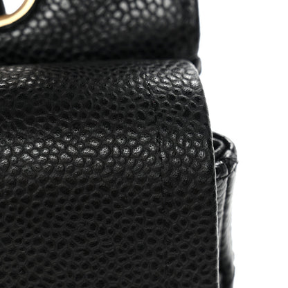 Chanel Caviar Quilted Medium Double Flap Black