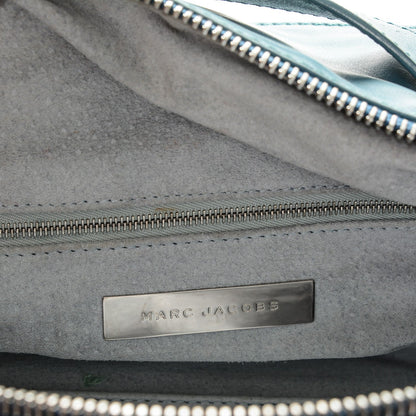 Marc Jacobs Smooth Calfskin Bowler Bag Turqouise
