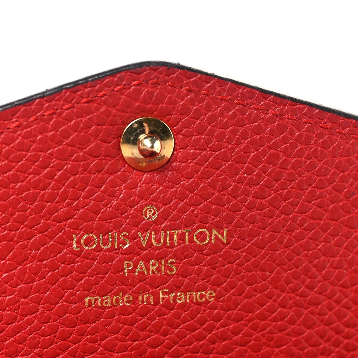 Louis Vuitton Empreinte Key Pouch Cherry