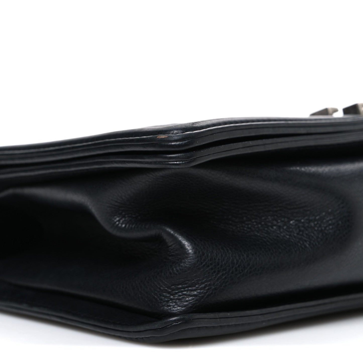Chanel Lambskin Quilted Medium Boy Flap Black