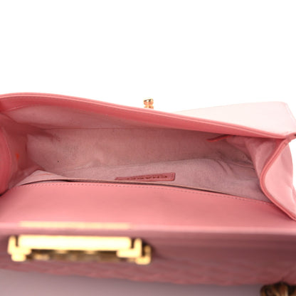 Chanel Lambskin Quilted Medium Boy Flap Light Pink