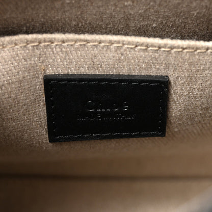 Chloe Calfskin Small Woody Tote Black