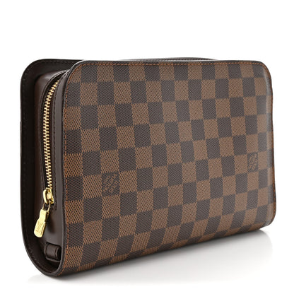 Louis Vuitton Damier Ebene Pochette Saint Louis Clutch