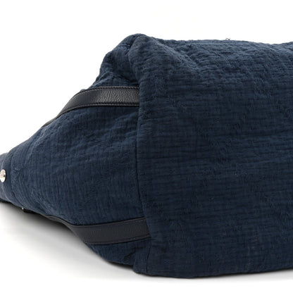 Chanel Canvas Small Double Face Tote Navy