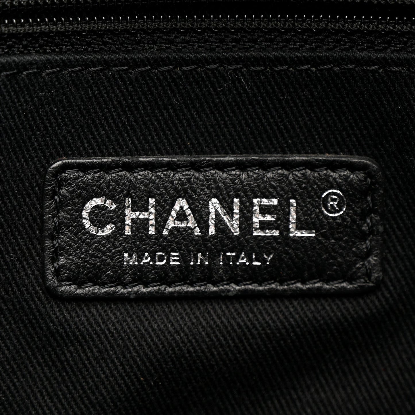 Chanel Canvas Mini Deauville Tote Dark Grey