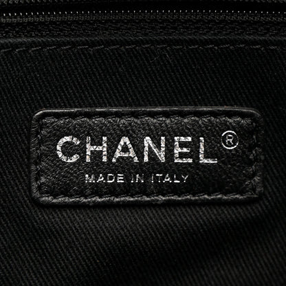Chanel Canvas Mini Deauville Tote Dark Grey