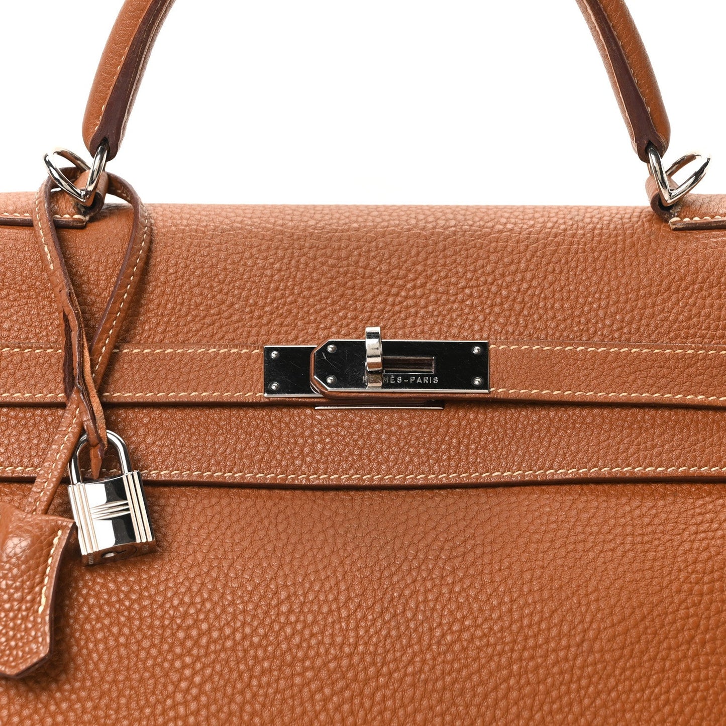 Hermes Taurillon Clemence Kelly Retourne 35 Gold