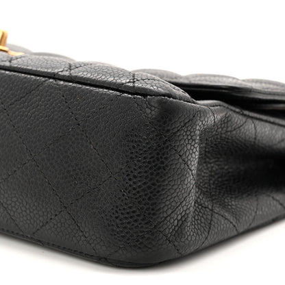 Chanel Caviar Quilted Medium Double Flap Black