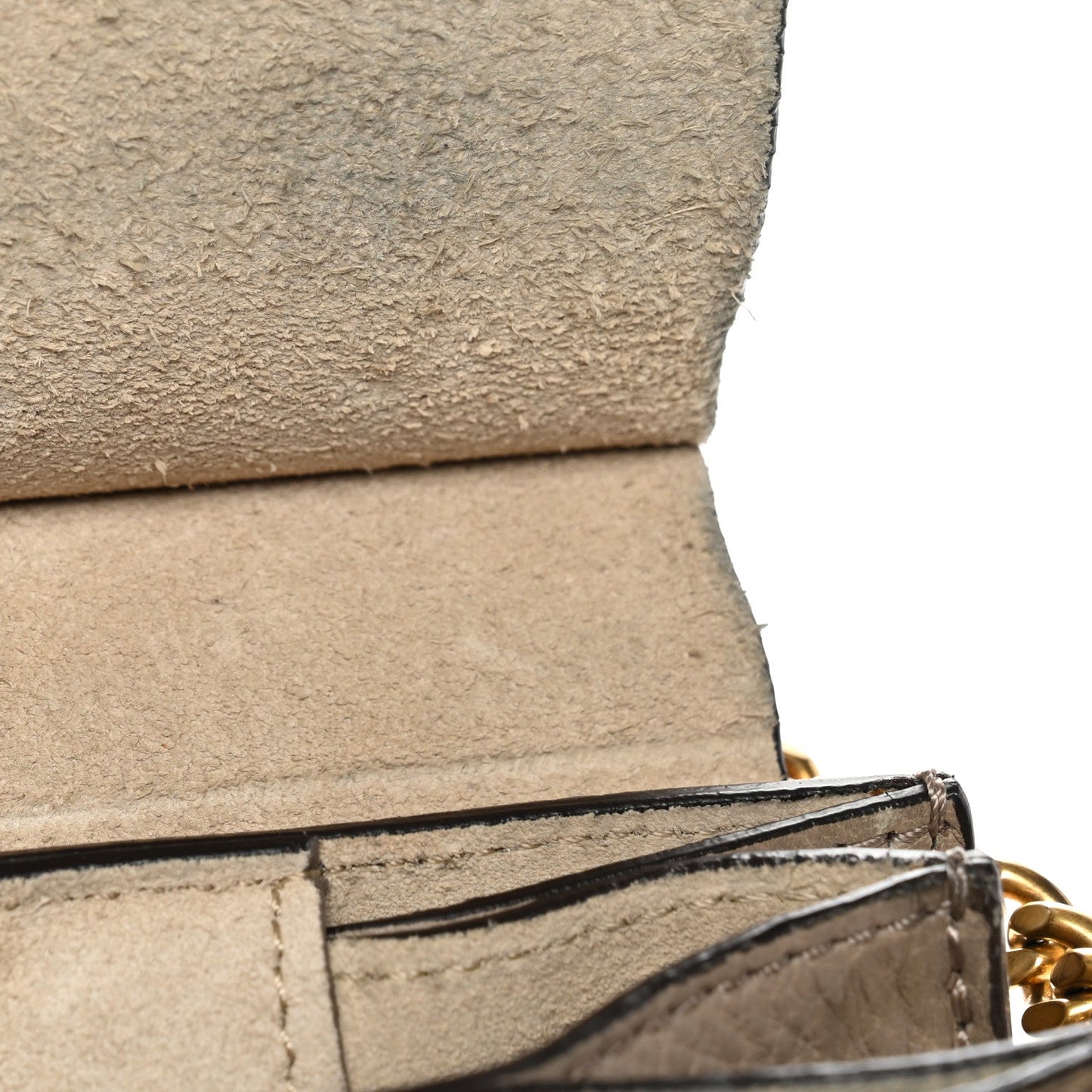 Chloe Goatskin Medium Faye Shoulder Bag Motty Grey