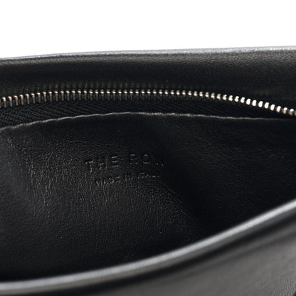 The Row Vegetable Calfskin Medicine Pouch Black