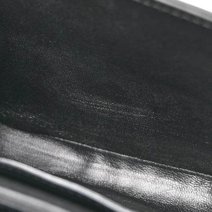 Saint Laurent Smooth Calfskin Small Solferino Satchel Black