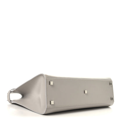Saint Laurent Calfskin Small Manhattan Shopper Tote Granite