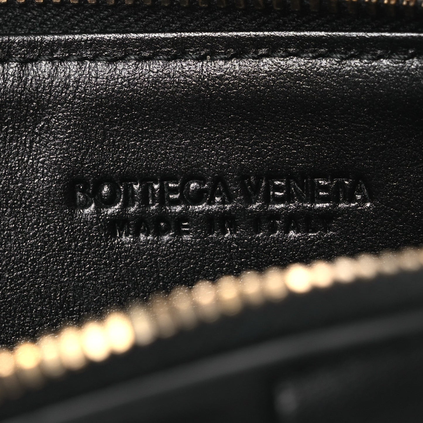 Bottega Veneta Lambskin Maxi Intrecciato Bill Pouch Black
