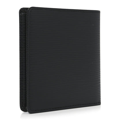 Louis Vuitton Epi 6 Card Billfold Wallet Black