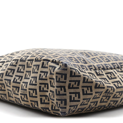 Fendi Zucchino Shopping Tote Navy