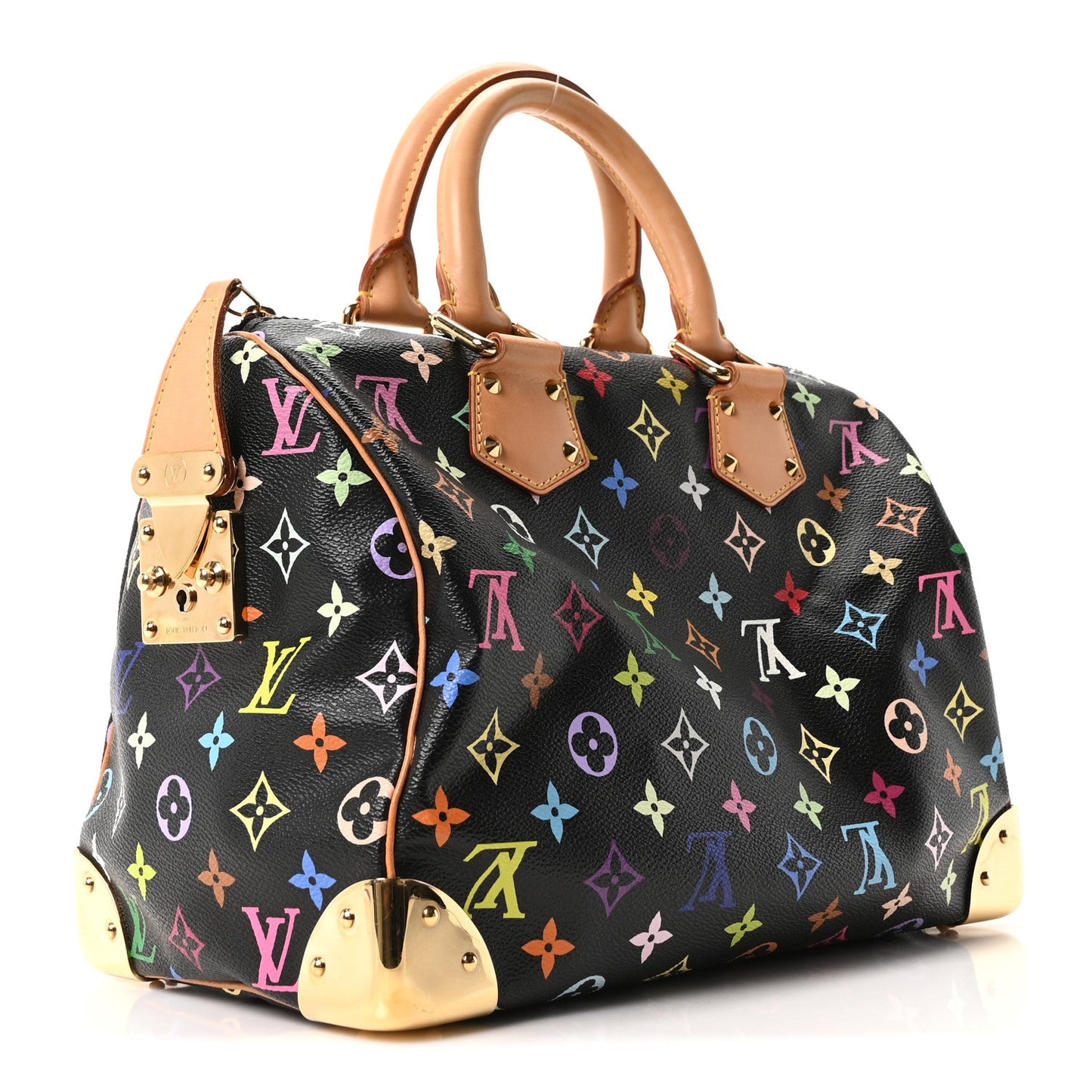 Louis Vuitton Monogram Multicolor Speedy 30 Black