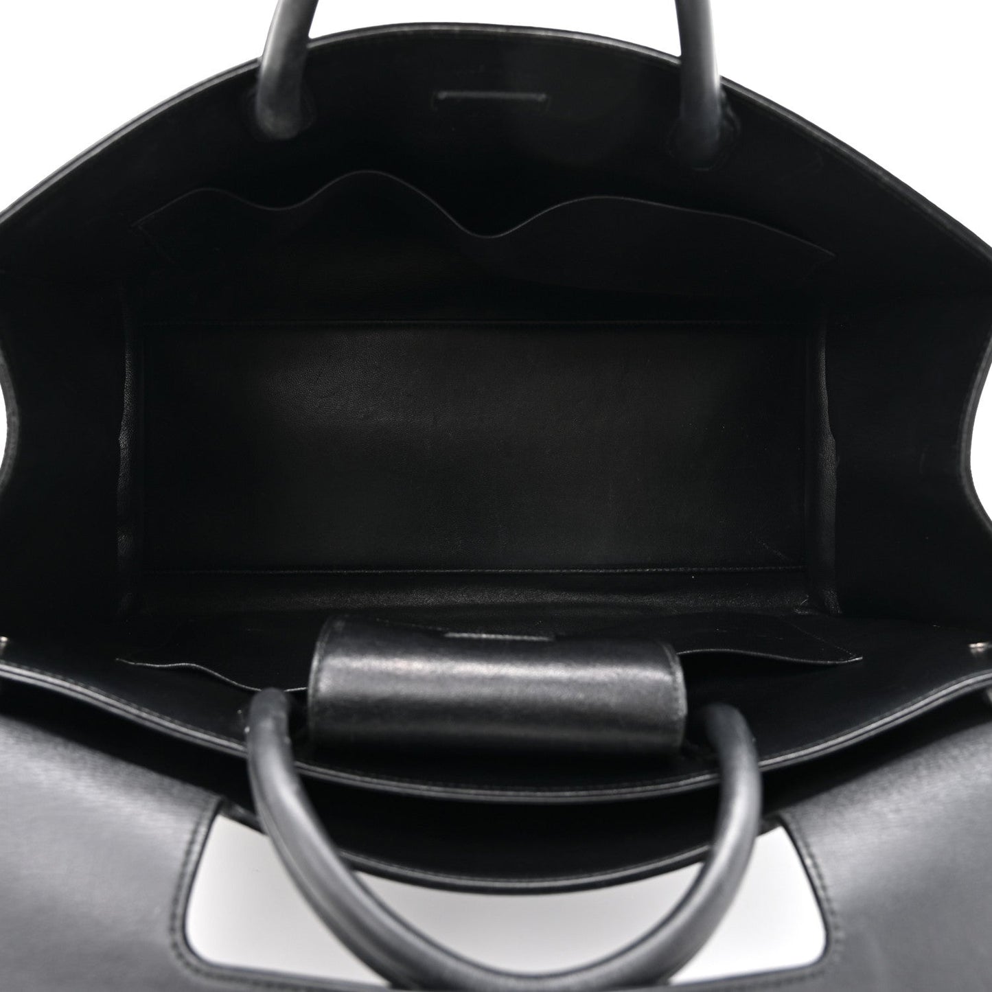 Christian Dior Grained Calfskin Large Diorever Flap Black