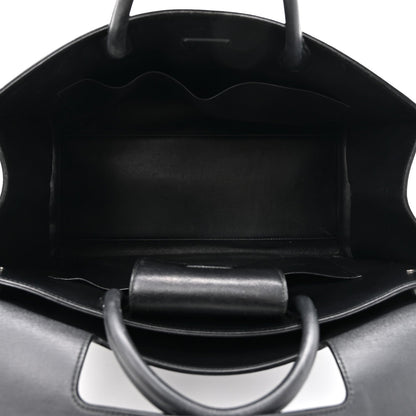 Christian Dior Grained Calfskin Large Diorever Flap Black