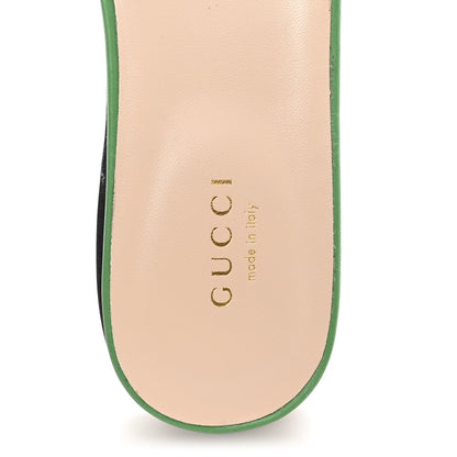 Gucci Cosmos Softy Calfskin Interlocking G Cut Out Slide Sandals 36 New Shamarock
