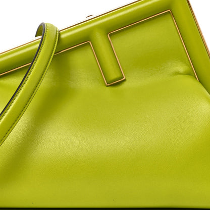 Fendi Shiny Nappa Small Fendi First Wasabi
