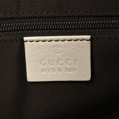 Gucci Monogram Medium New Britt Tote Off White